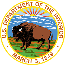 Department of Interior Logo; Link to DOI website