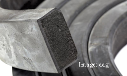 Photo of watertight door gasket material