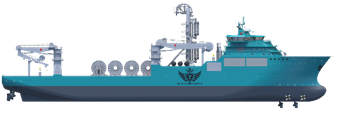 Graphic of a Field Development Vessel