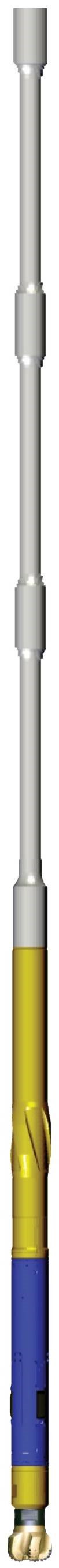 Graphic of a drill string Graphic of a drill string