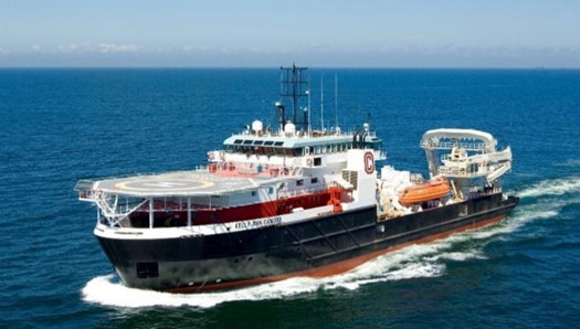 Photo of a Dive Support Vessel Photo of a Dive Support Vessel